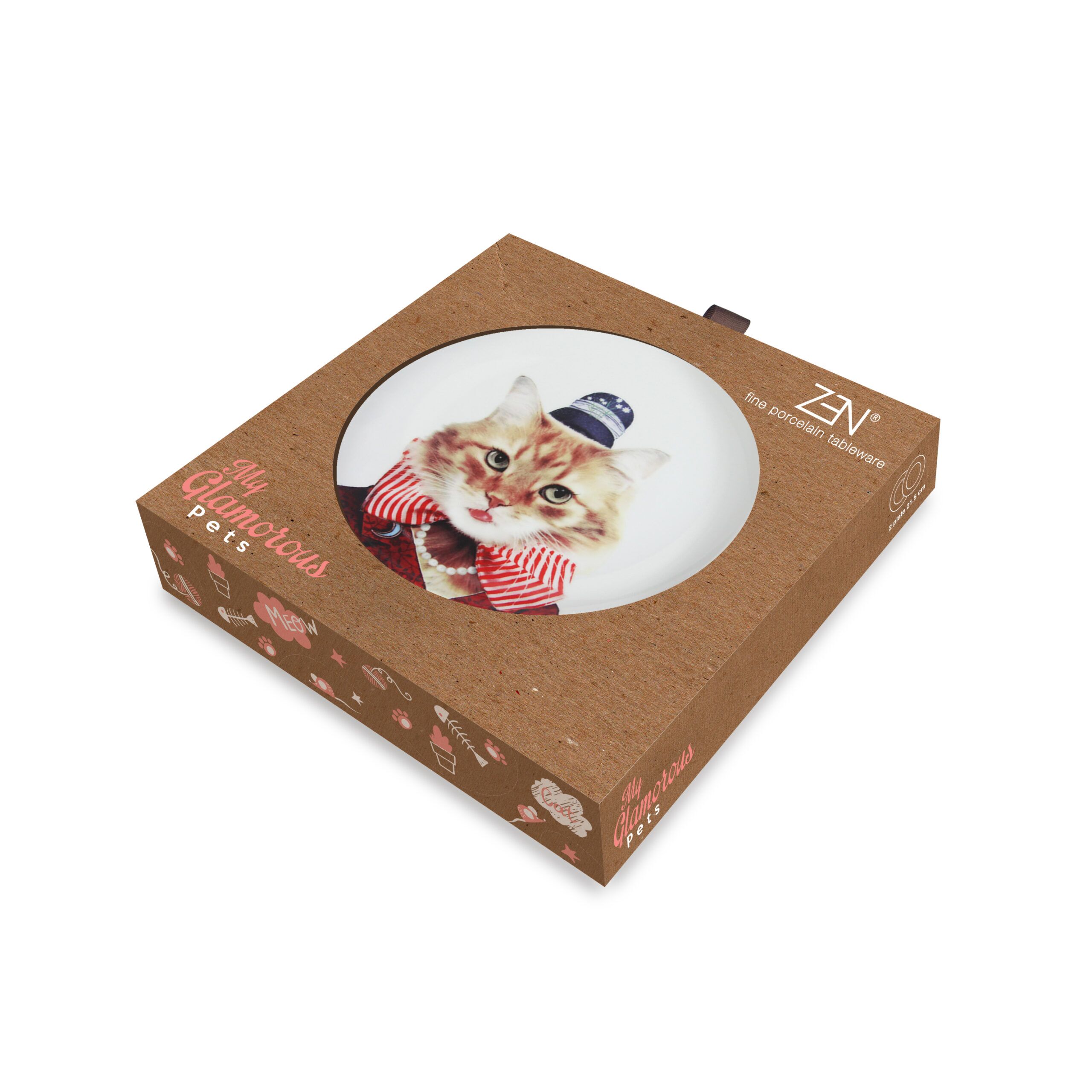 MY GLAM PET – PLATE STYLISH CAT C